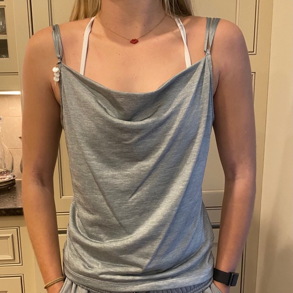 Ted Baker London Camisole Top drape cowl neck Women's size 3 - Picture 3 of 11